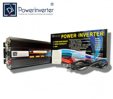 INVERSOR CARGADOR UPS MODIFICADO 12VDC/220VAC 1500W 